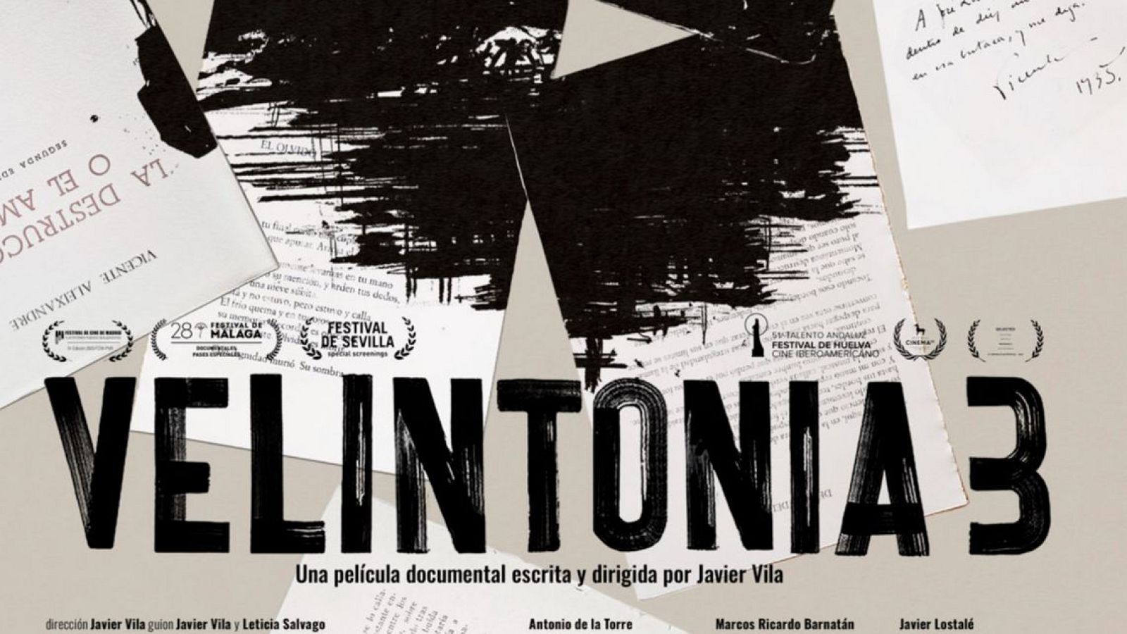 Cartel del documental dedicado a Vicente Aleixandre