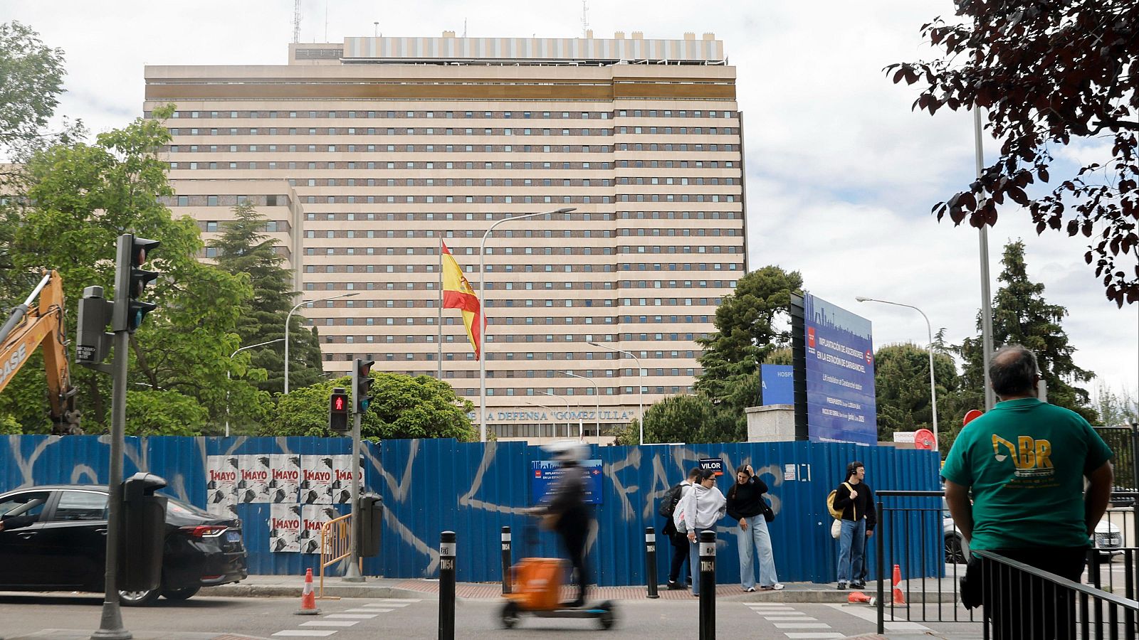 Hospital Gómez Ulla, donde permanecen aislados los pasajeros del Hondius