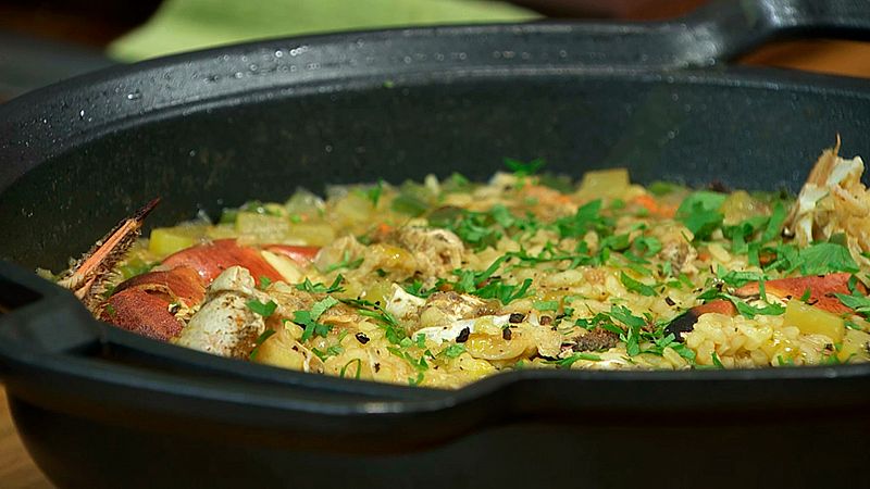 Arroz de buey de mar
