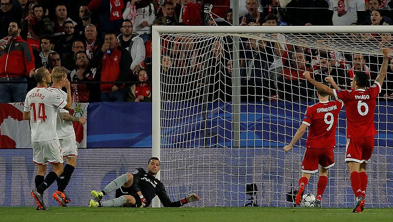 El Sevilla cede ante la locomotora bávara