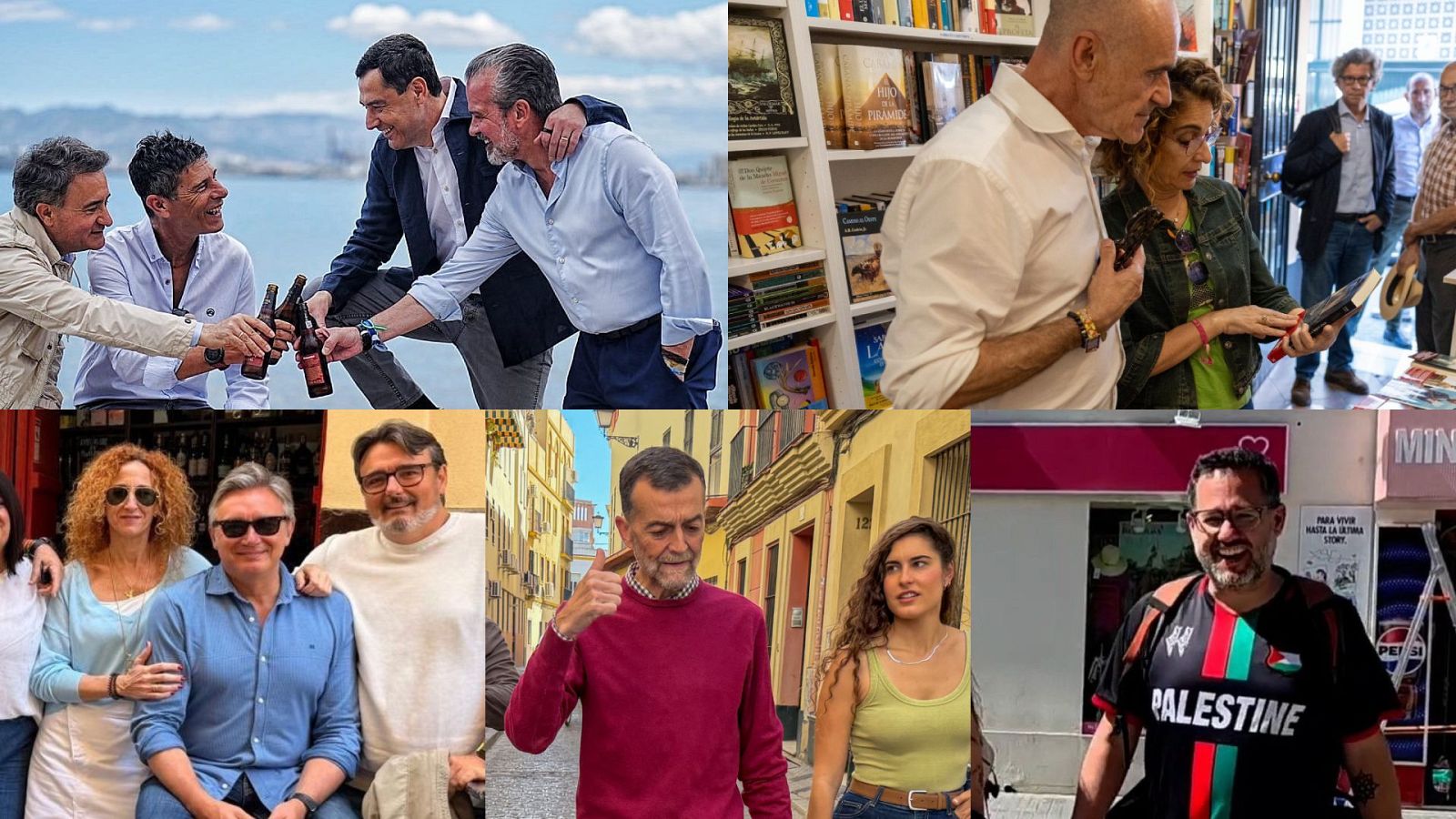 La jornada de reflexión de los candidatos a las elecciones en Andalucía
