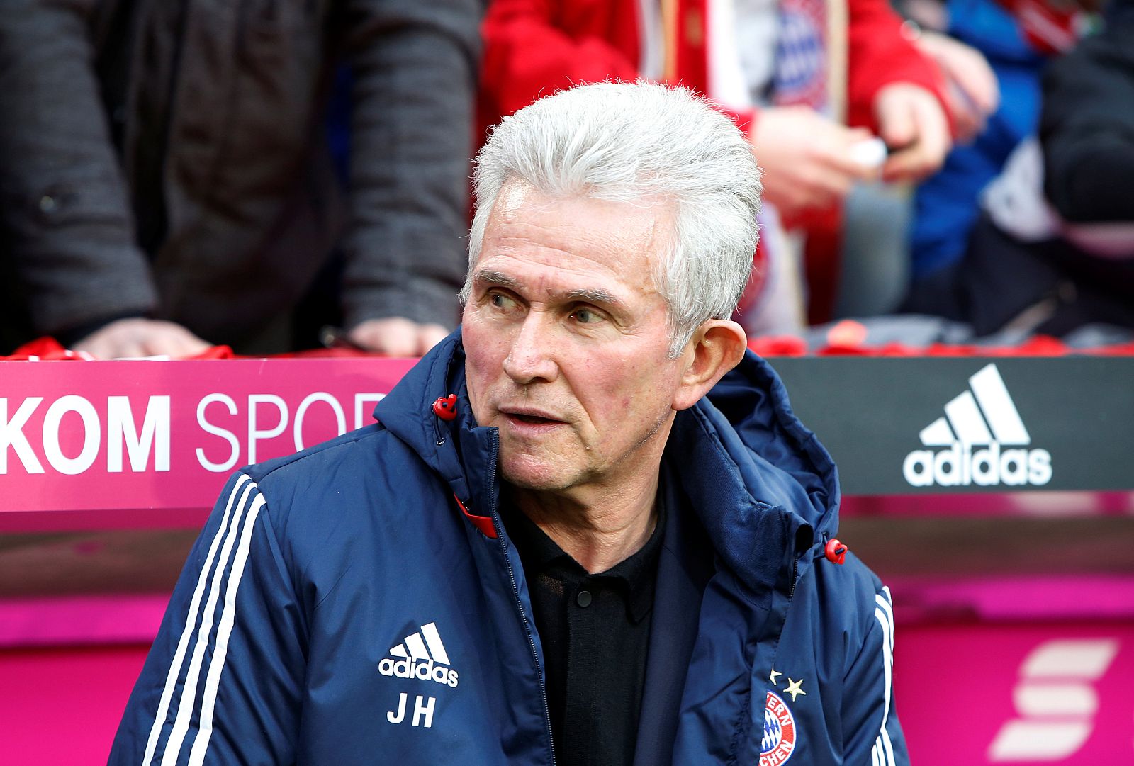 Imagen del entrenador del Bayern Jupp Heynckes.