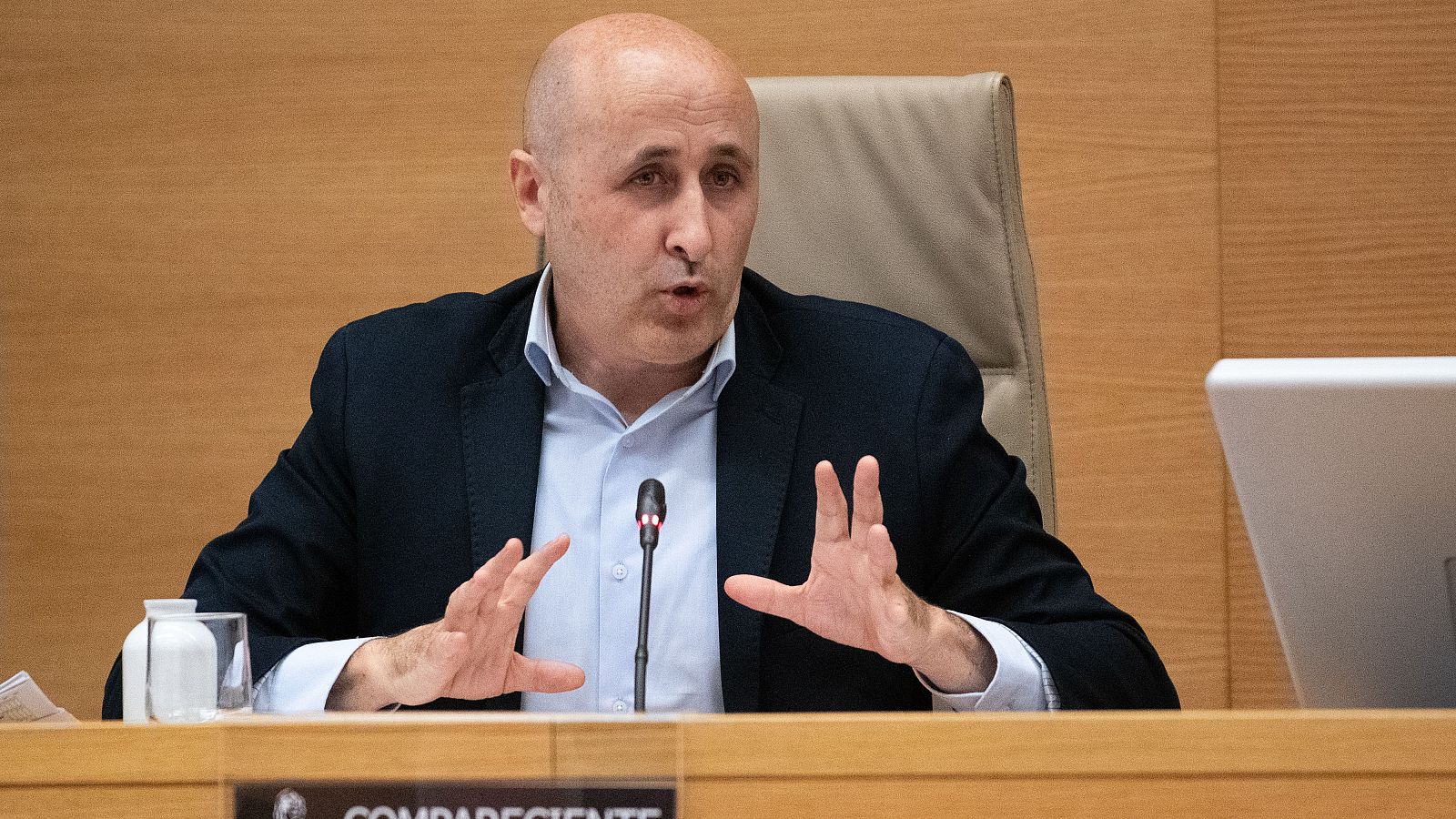 El presidente de la Conferencia Hidrográfica del Júcar (CHJ), Miguel Polo, comparece ante la Comisión de Investigación sobre la dana