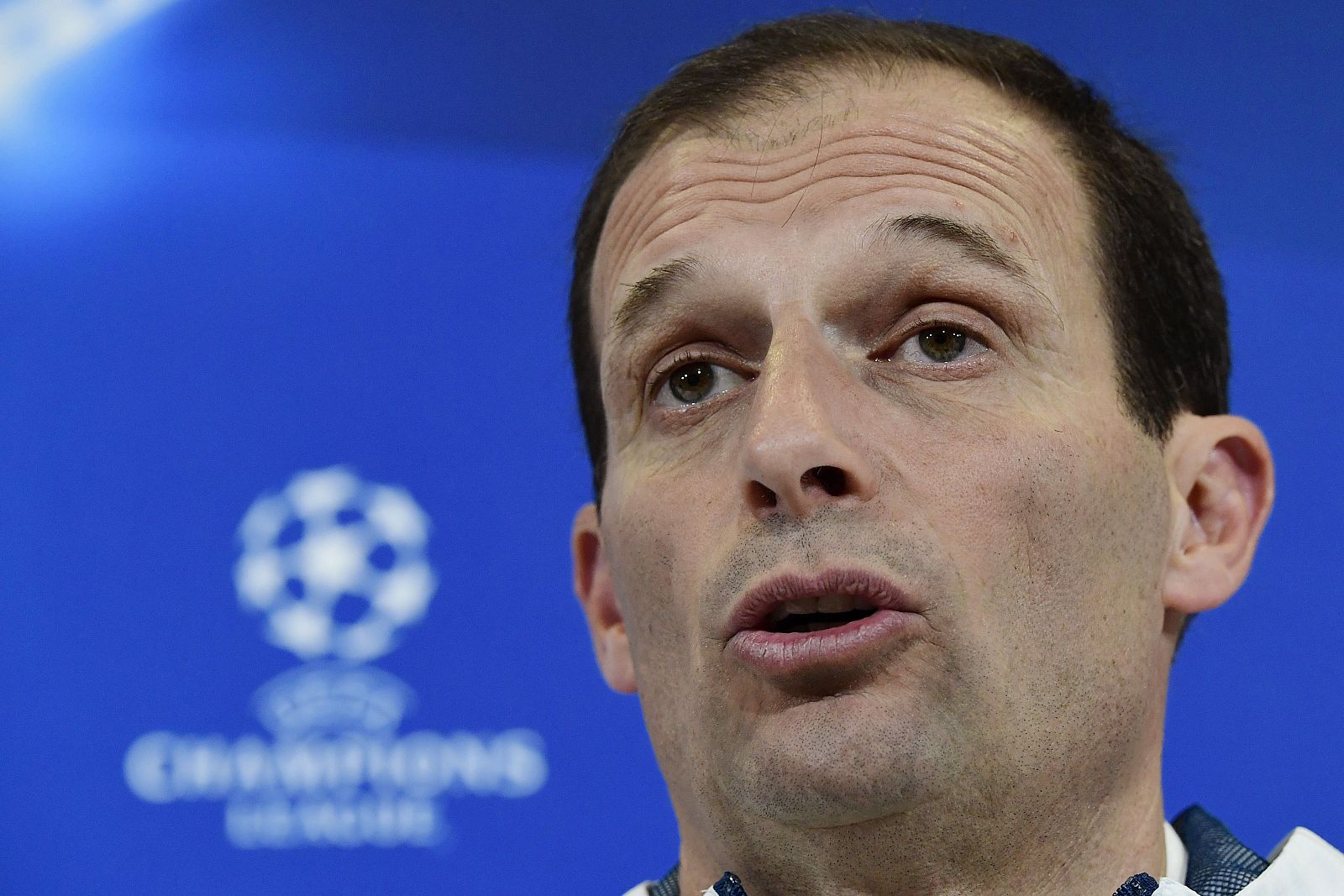 El entrenador del Juventus, Allegri, en la rueda de prensa previa a recibir al Real Madrid