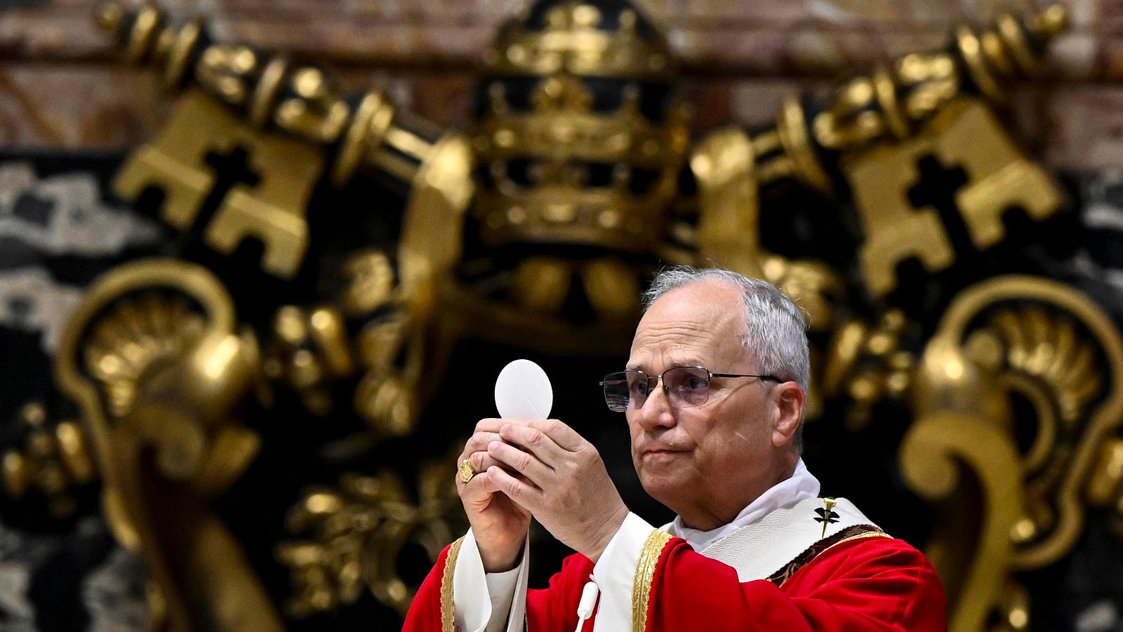 El papa en la Basílica de San Pedro del Vaticano en una imagen reciente