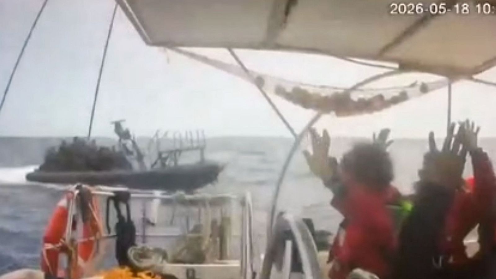 Barco de la Flotilla interceptado por Israel