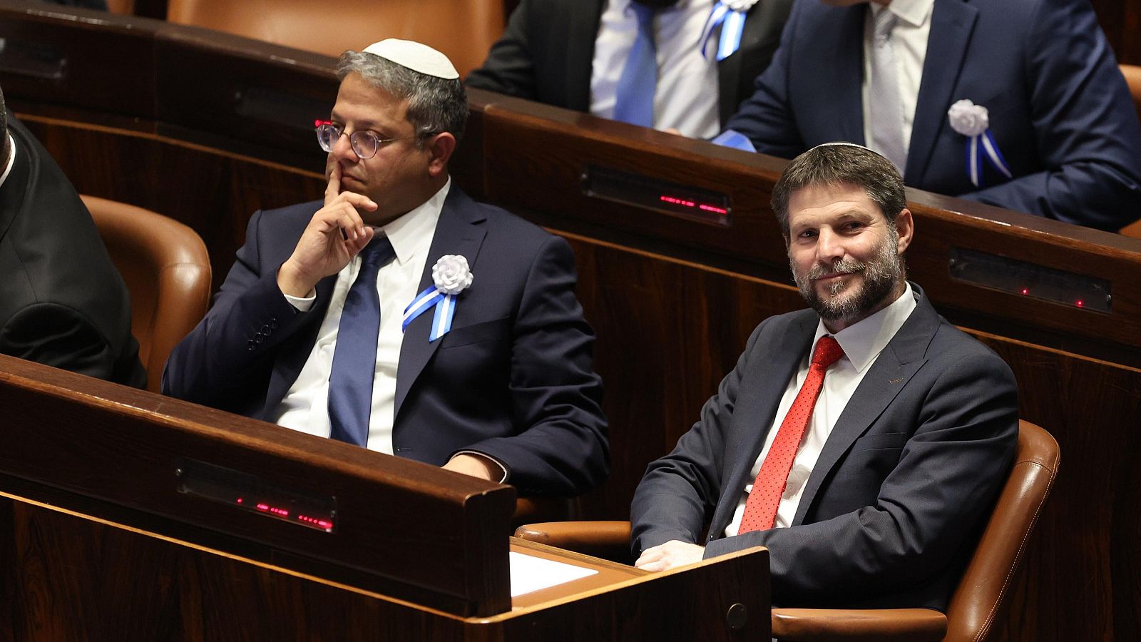 Los ministros israelíes Itamar ben Gvir y Bezalel Smotrich