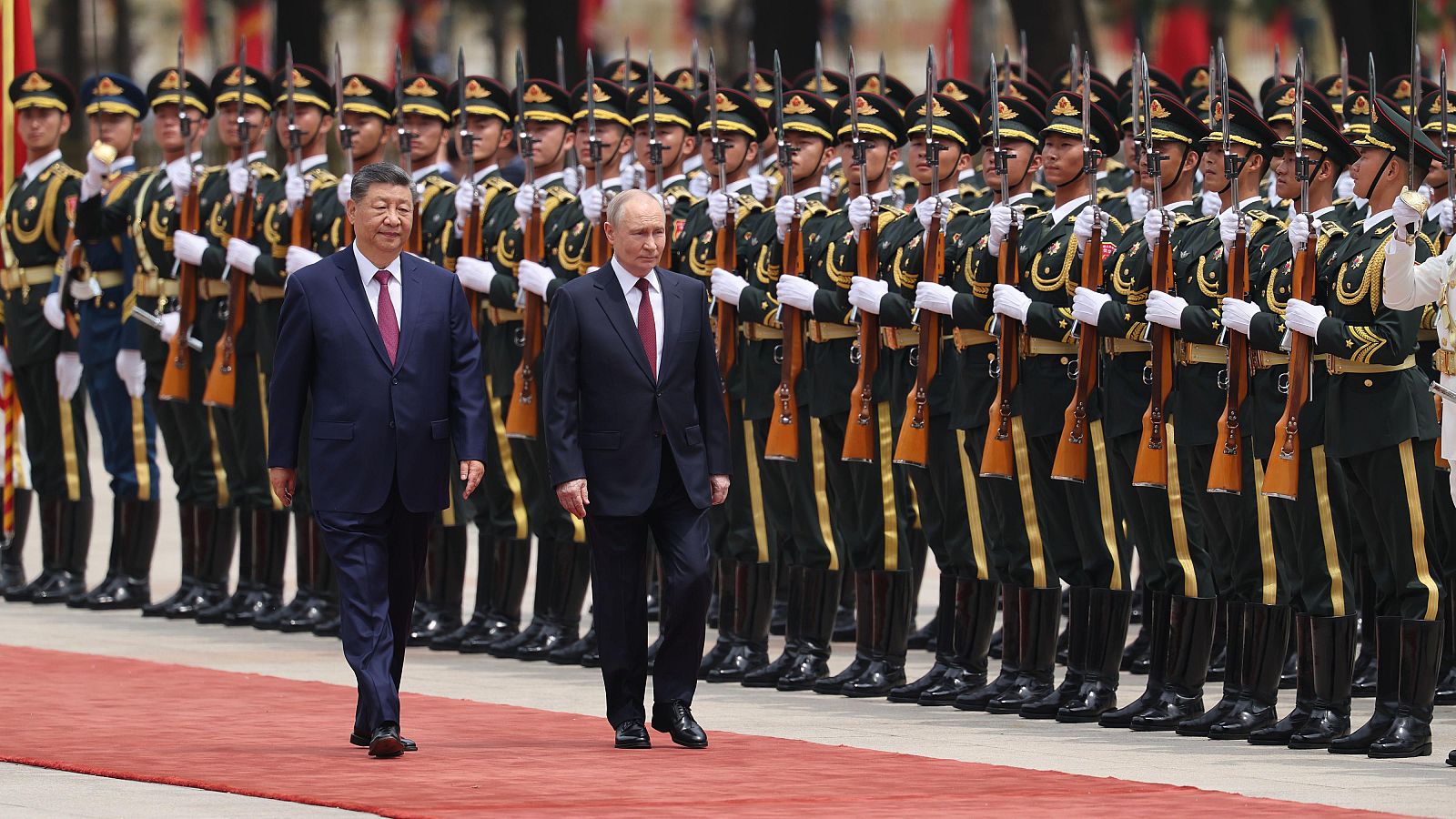 Xi recibe a Putin en Pekín tras la visita de Trump