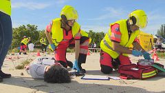 Primer simulacro sanitario de un accidente con múltiples víctimas en La Rioja
