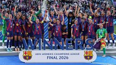 El Barça conquista su cuarta Champions con dos dobletes de Ewa Pajor y Salma Paralluelo