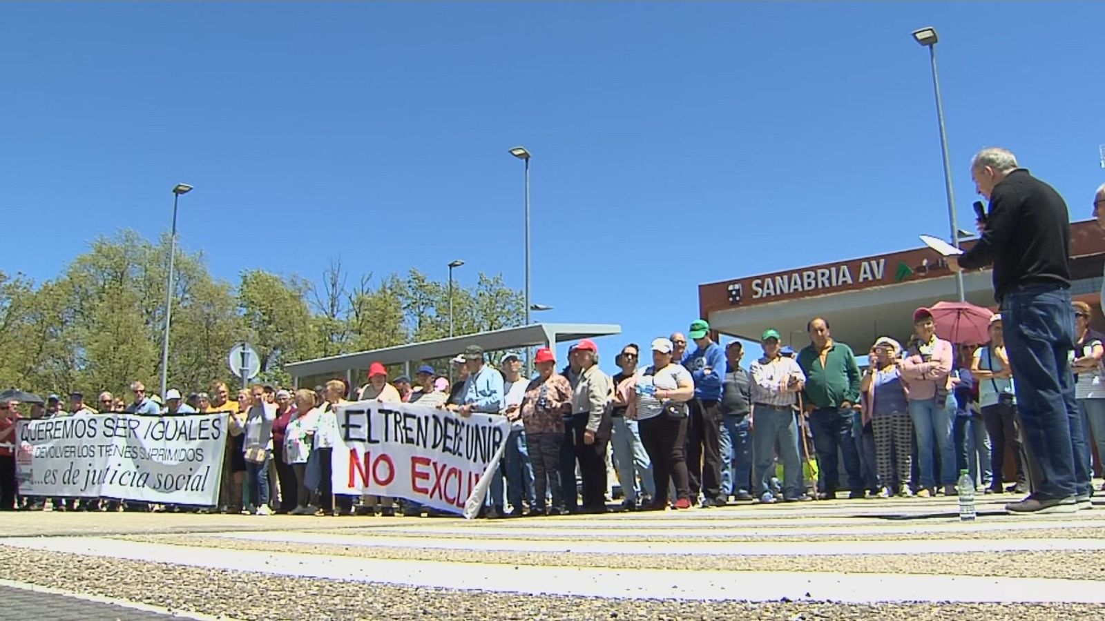 Zamora redobla su pulso por el tren: nueva protesta el domingo ante el "aislamiento" ferroviario.
