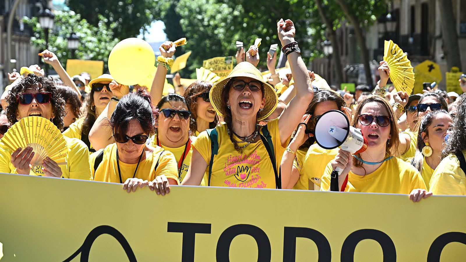 Manifestación estatal de educadoras infantiles en Madrid