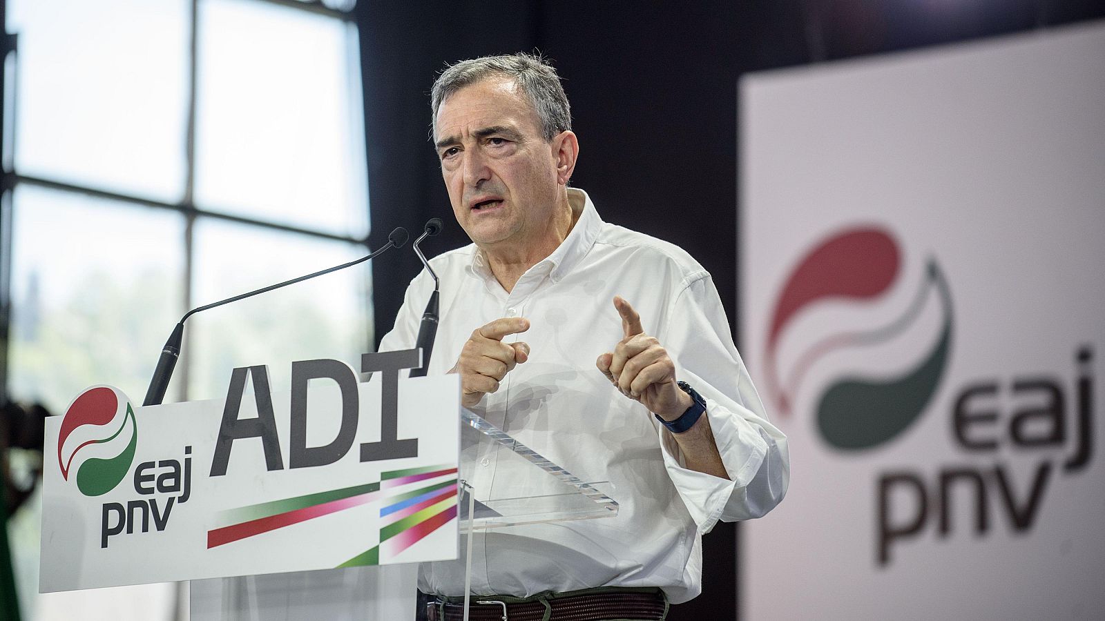 El presidente del PNV, Aitor Esteban