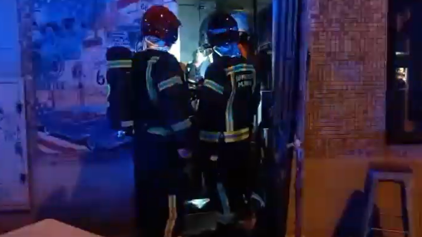 Un explosión en un bar de Villaverde, Madrid