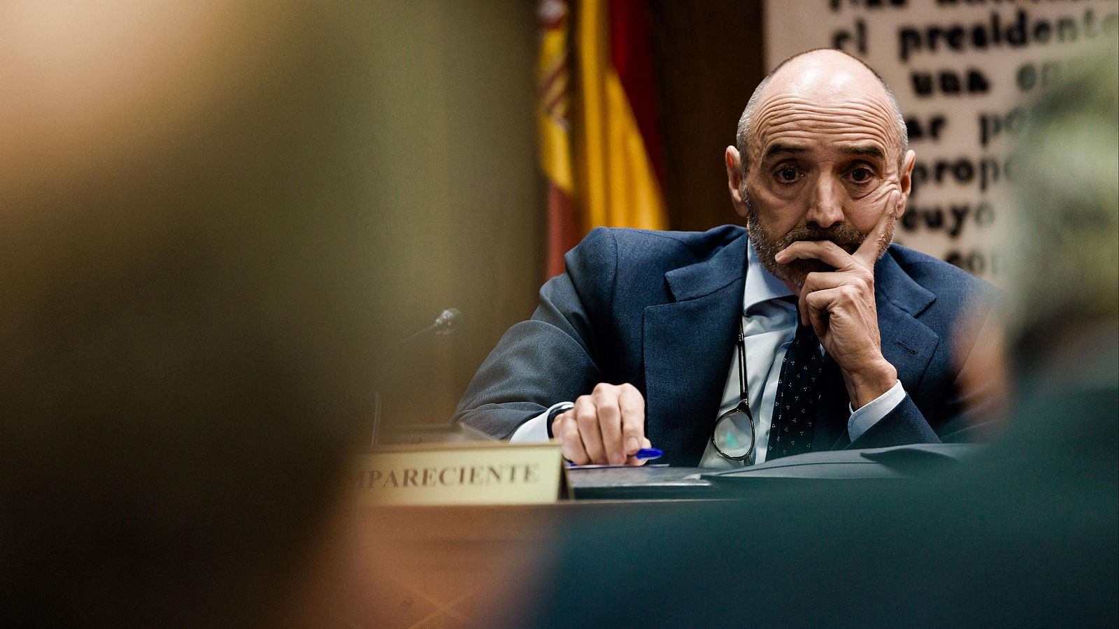 Julio Martínez Martínez comparece en el Senado el pasado 9 de abril