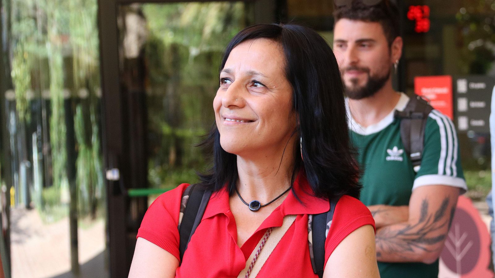 La portaveu d'USTEC, Iolanda Segura.