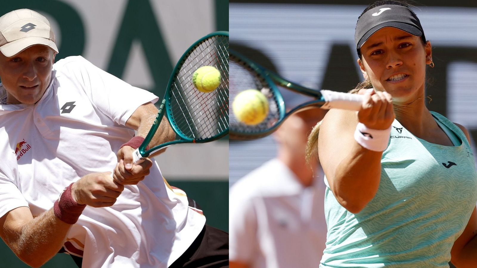 Cara y cruz de la representación española en Roland Garros: victoria de Martín Landaluce y derrota de Jessica Bouzas