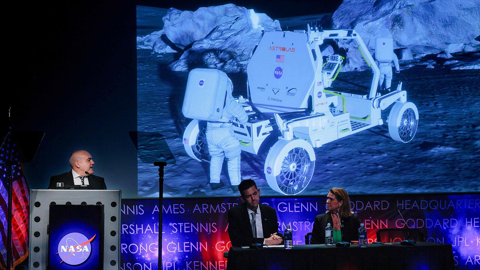 La NASA y Blue Origin iniciarán este año la construcción de una base en la Luna