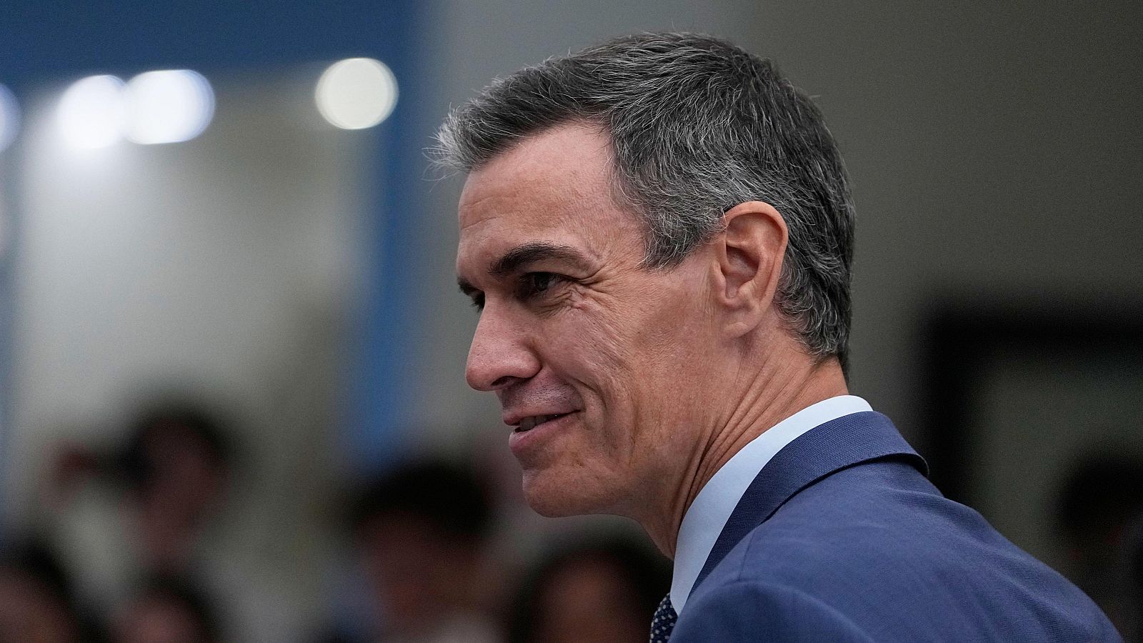 El presidente del Gobierno, Pedro Sánchez, a su llegada a Roma este martes.