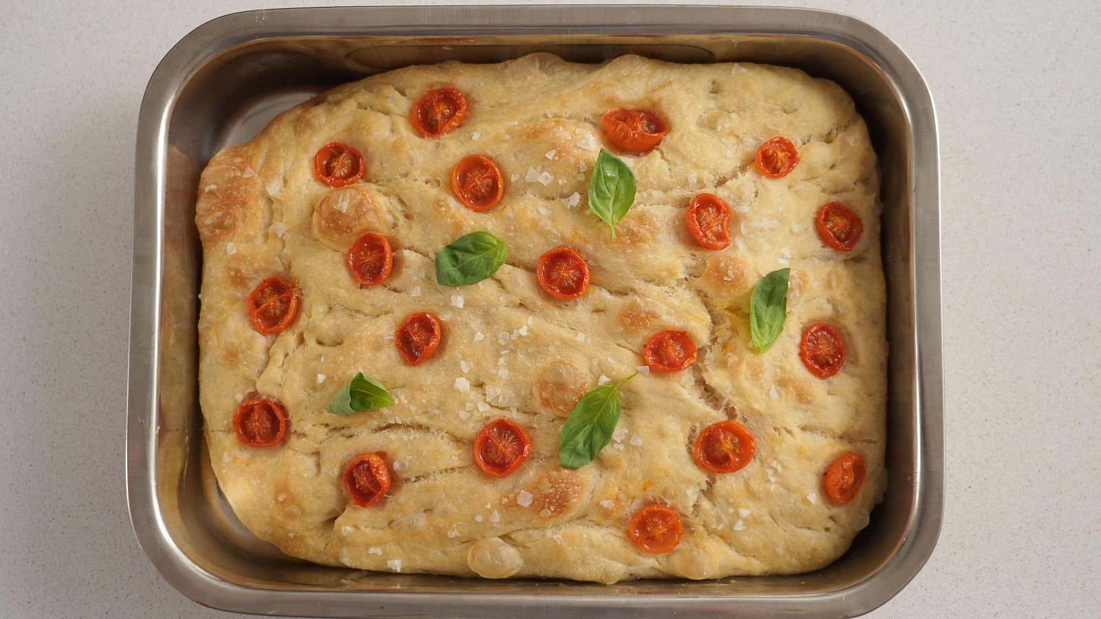 Recetas fáciles de pan para hacer en casa: focaccia