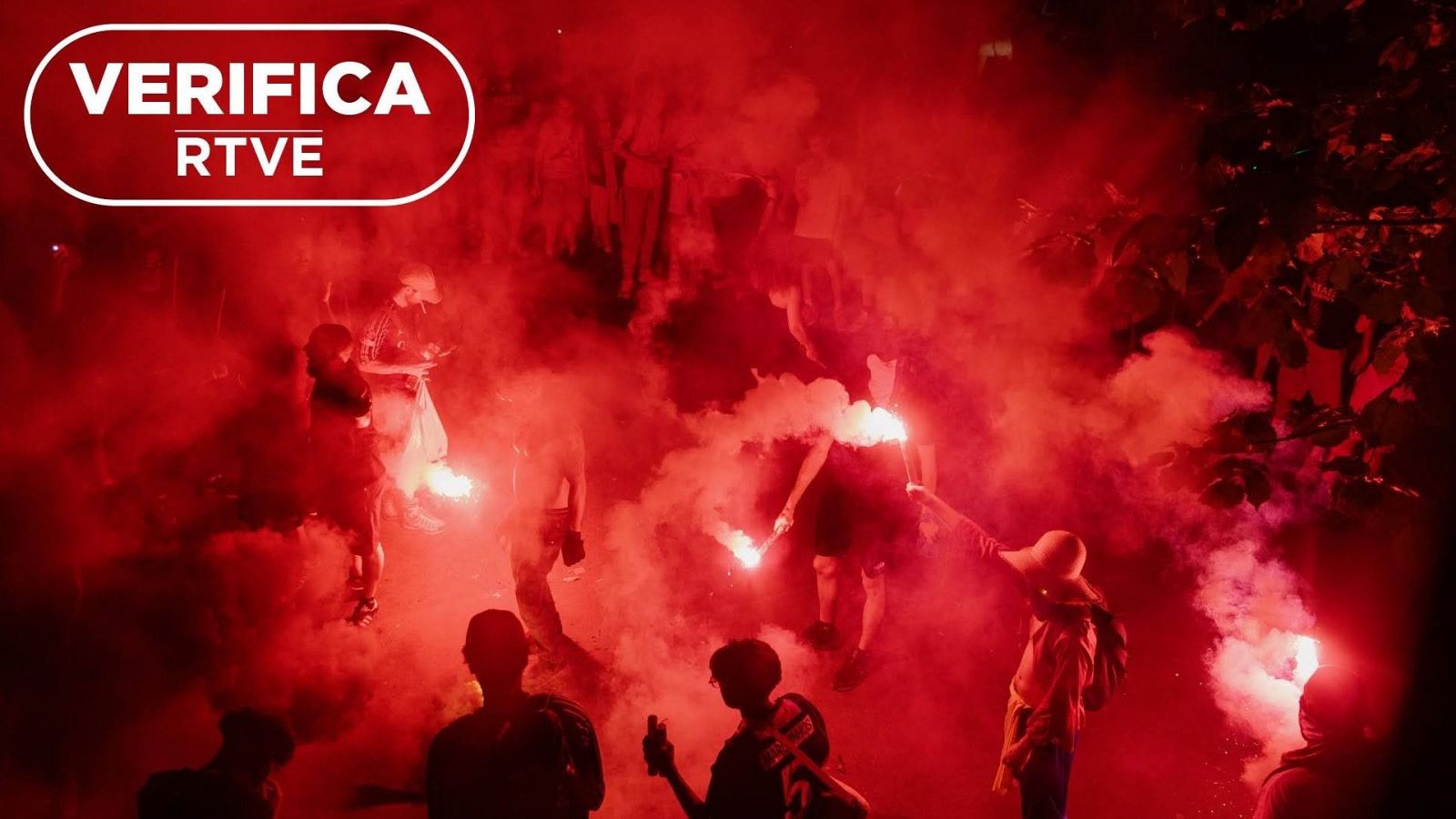 Disturbios en París la noche del 30 de mayo tras la victoria del PSG en la Champions.