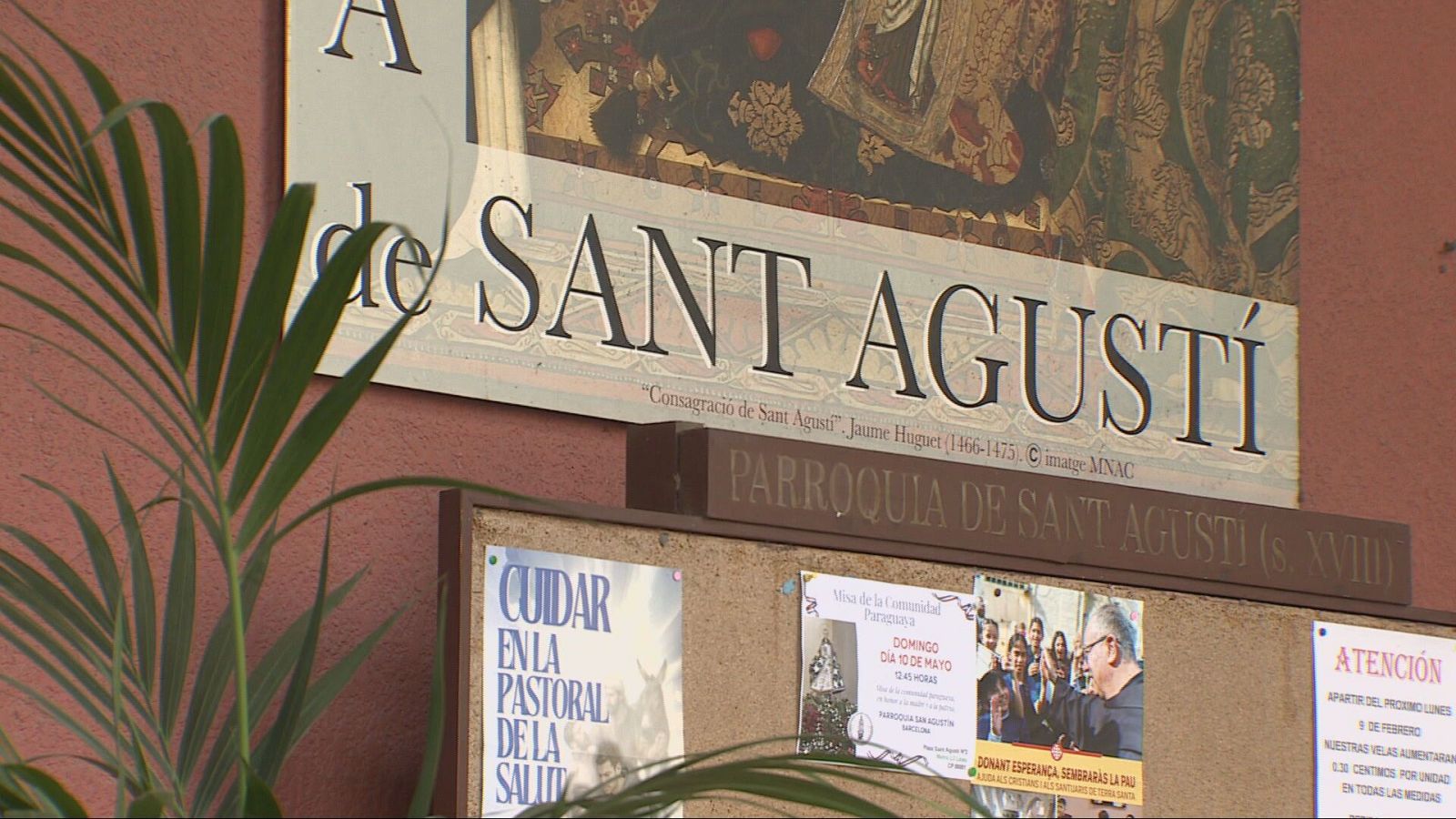 La parròquia de Sant Agustí, al cor del Raval (Barcelona), espera la visita de Lleó XIV