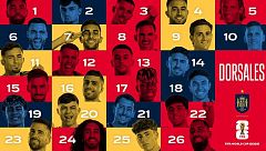 Del '1' de David Raya al '26' de Borja Iglesias, los dorsales de la selección española para el Mundial