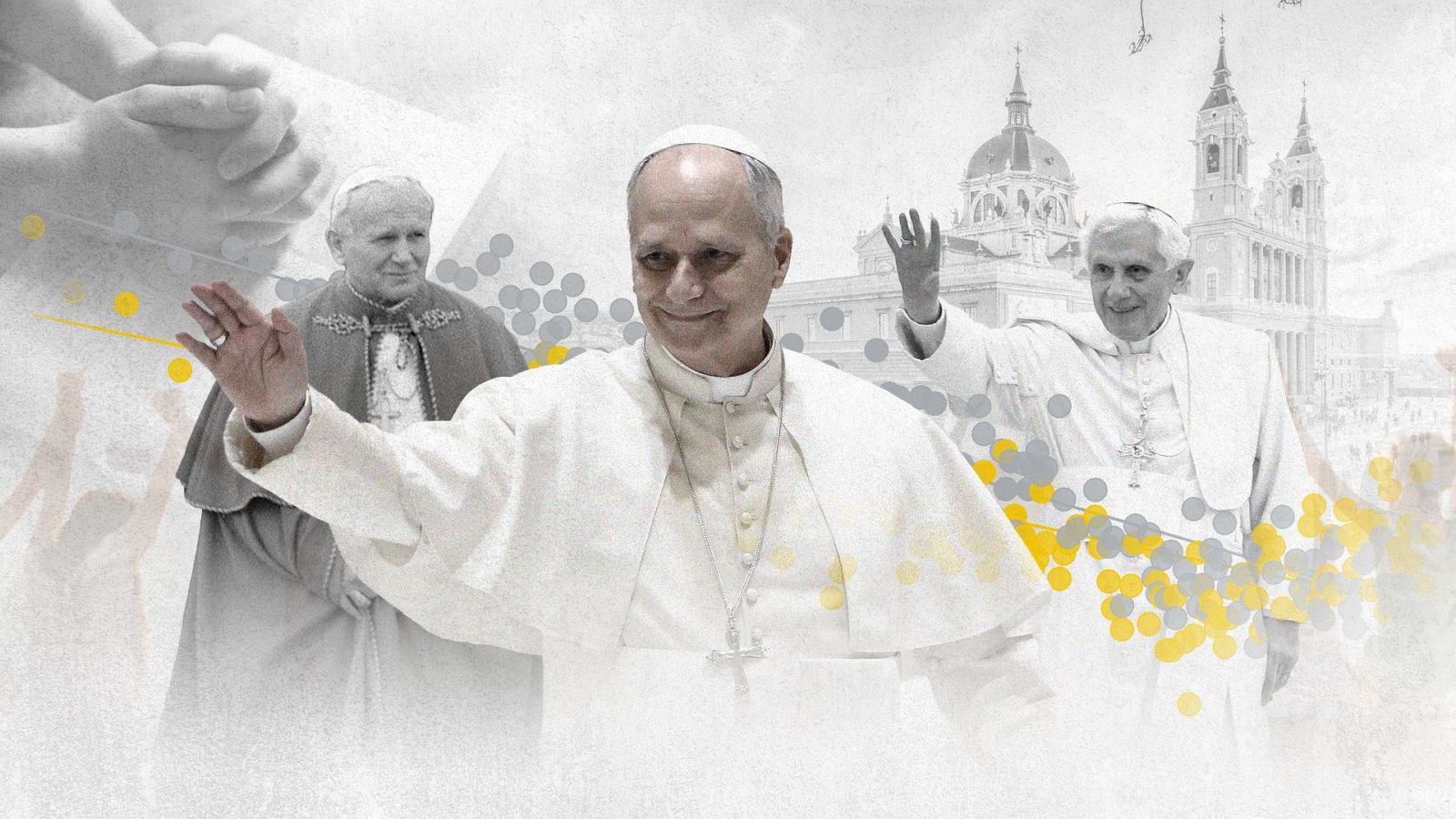 Cambio de la religiosidad en la sociedad española a través de las visitas de tres papas