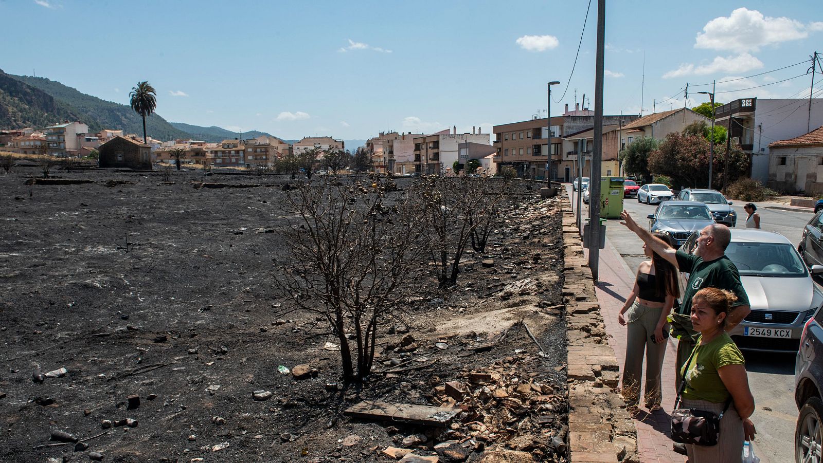 Estabilizado el incendio de Los Garres, Murcia