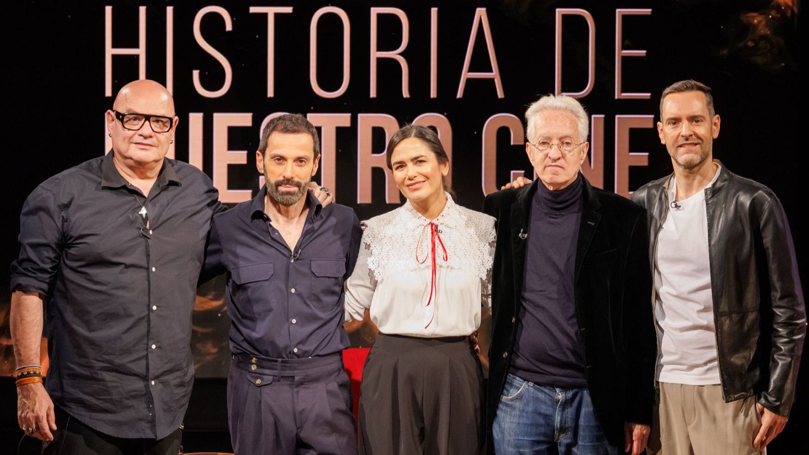 Elena S. Sánchez con los invitados del próximo programa