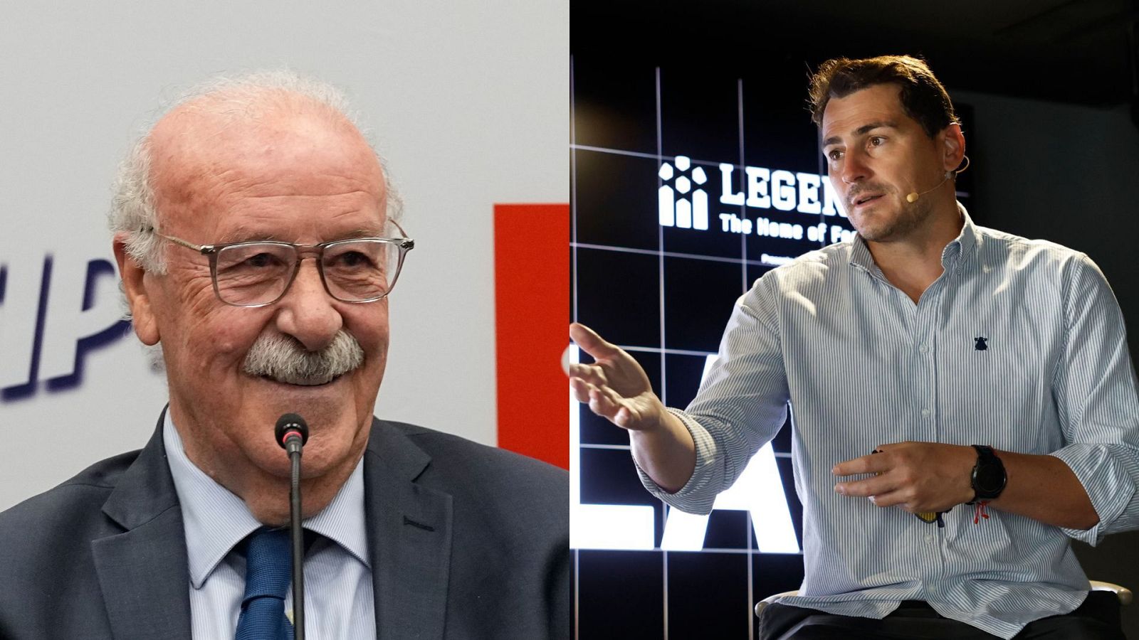 Casillas y Del Bosque se unen a la candidatura de Riquelme