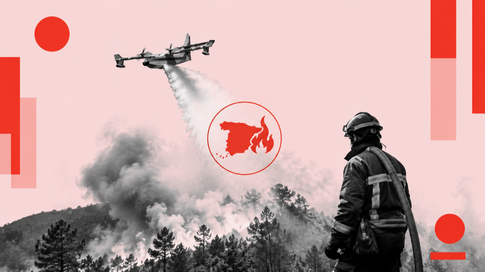 Consulta el mapa de los incendios forestales activos en España y las hectáreas de bosque quemado en 2026.