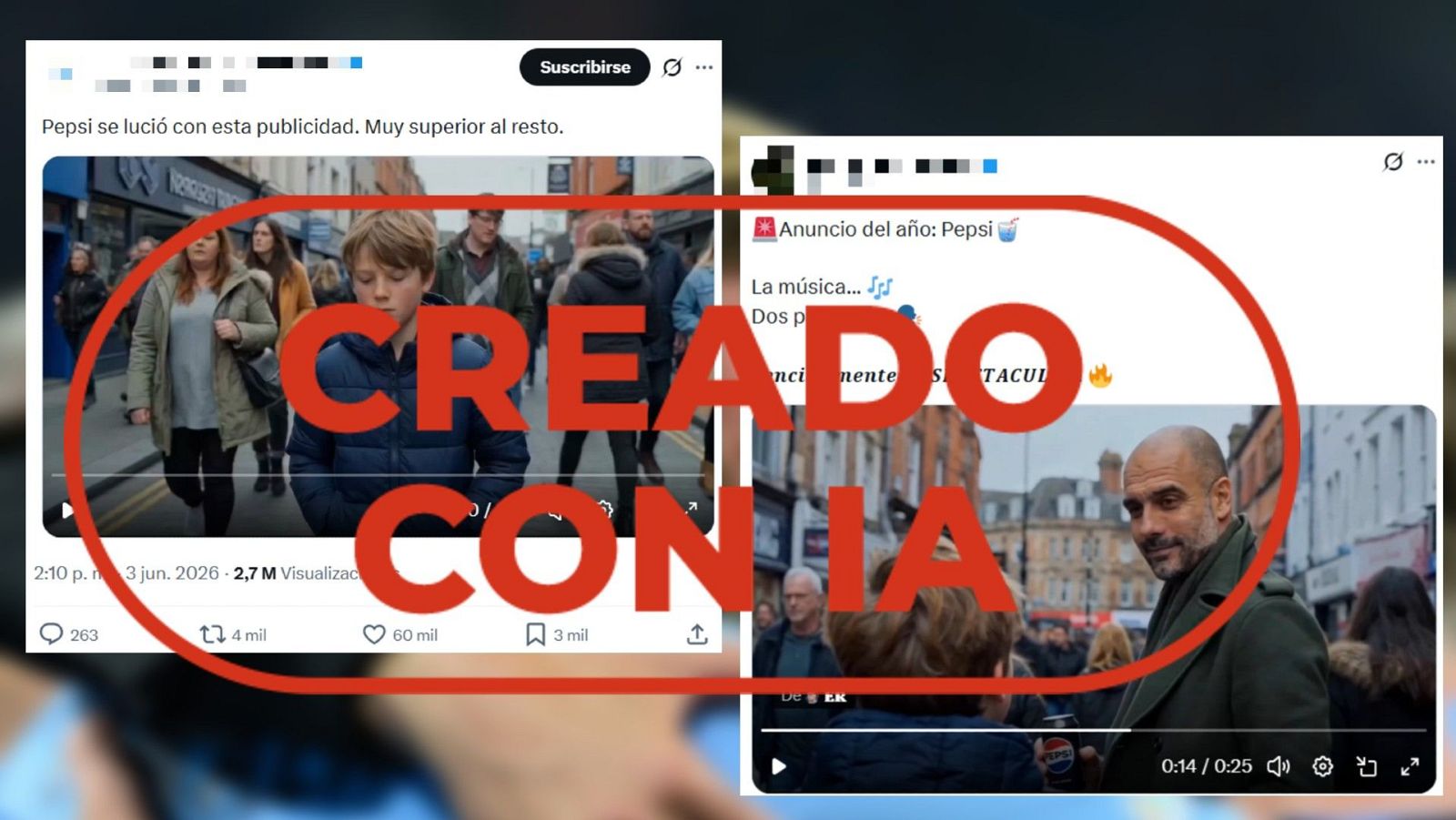 El misterioso anuncio de 'Pepsi' y Guardiola: el uso de la IA para publicidad