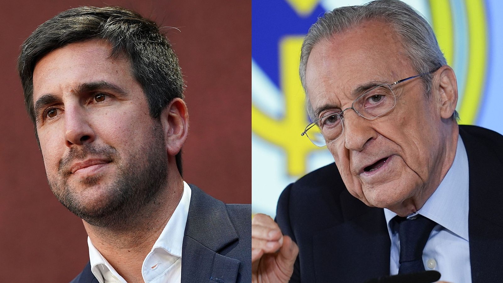 Enrique Riquelme y Florentino Pérez