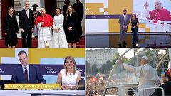 Los especiales informativos de RTVE lideran en el primer día de la visita del papa León XIV