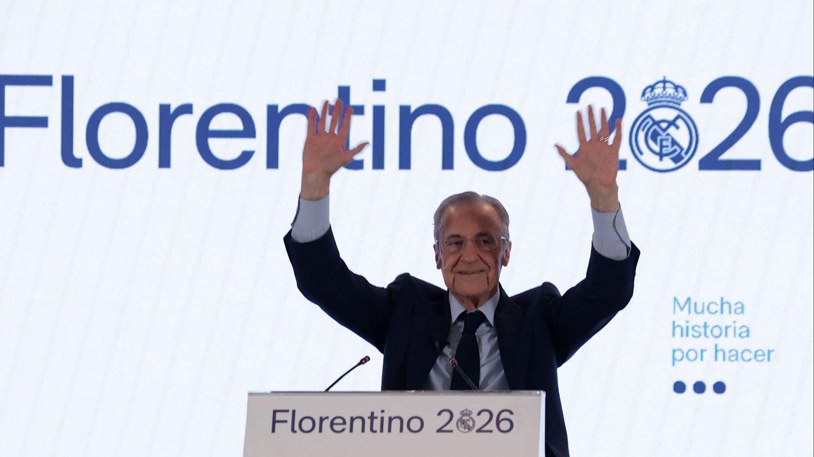 Florentino Pérez gana las elecciones al Real Madrid