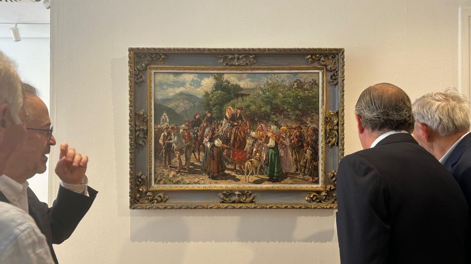 'La Despedida a los novios en el Monasterio de Hermo', de Luis Álvarez Catalá