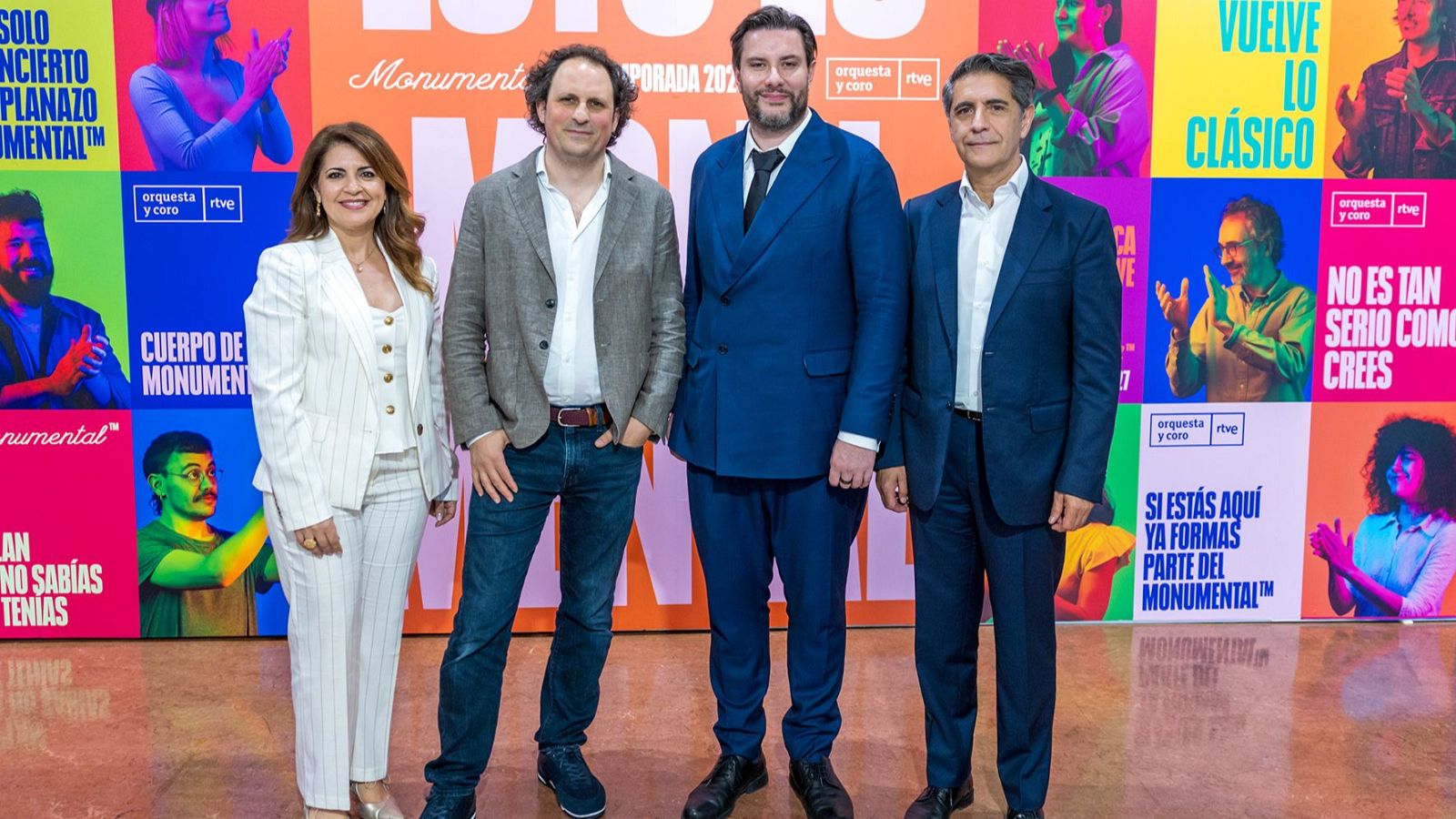 Estefanía García, Alexandre Bloch, Marc Korovitch y Manuel Ventero