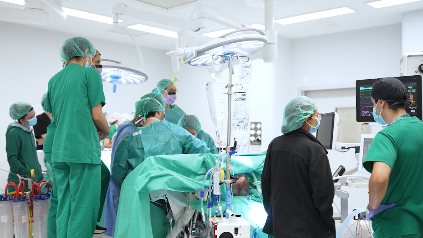 Trasplante de intestino y páncreas realizado en el Hospital público 12 de Octubre de la Comunidad de Madrid.