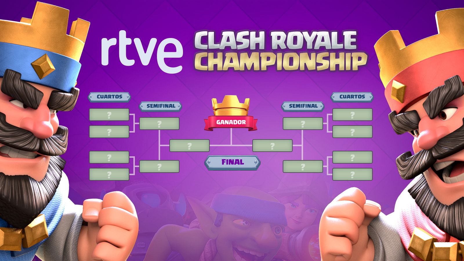 Así competirán los finalistas de RTVE Clash Royale