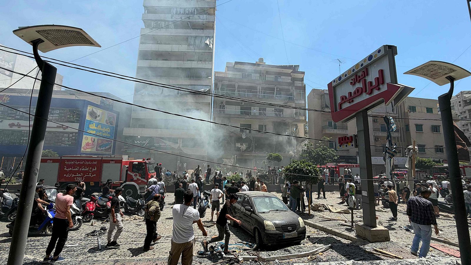 Israel ataca el bastión de Hizbulá en Beirut en un momento crítico de las negociaciones entre Estados Unidos e Irán
