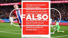 Noruega no ha ganado a Israel ni ha donado los ingresos a Palestina "en medio del Mundial 2026"