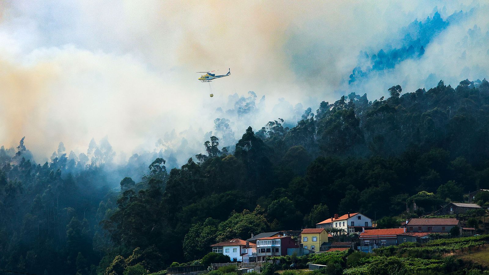 Buena previsión para los incendios en Galicia