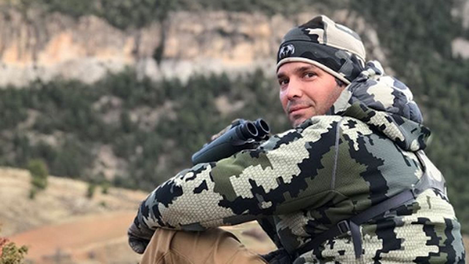 Donald Trump Junior, fotografiado en Teruel