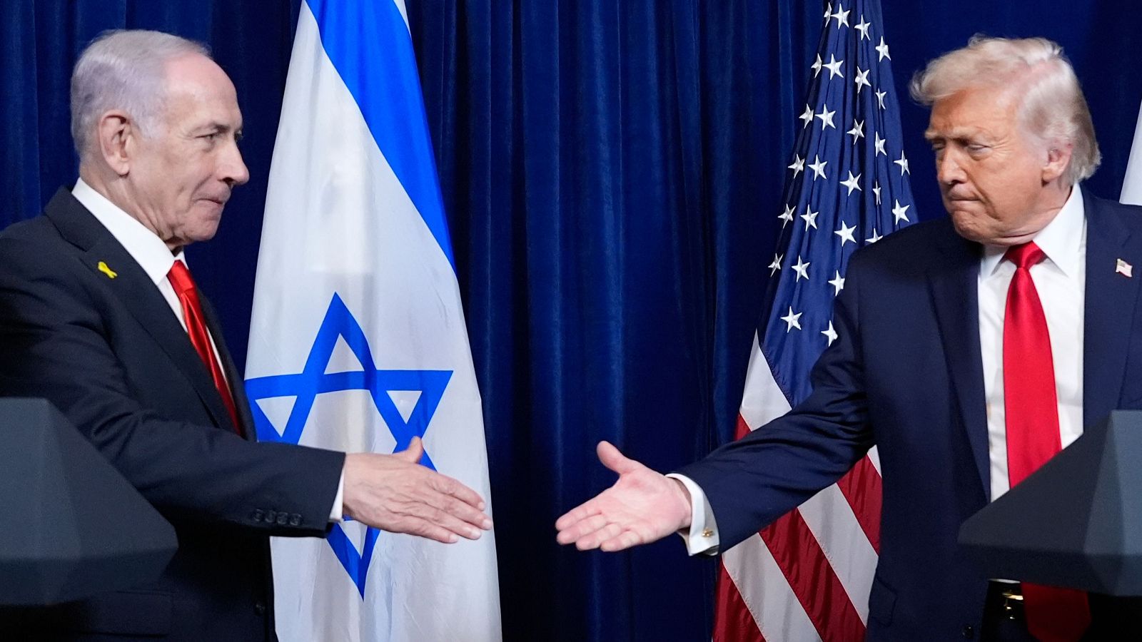 Divisiones crecientes entre el primer ministro israelí, Benjamín Netanyahu y el presidente nortemericano, Donald Trump