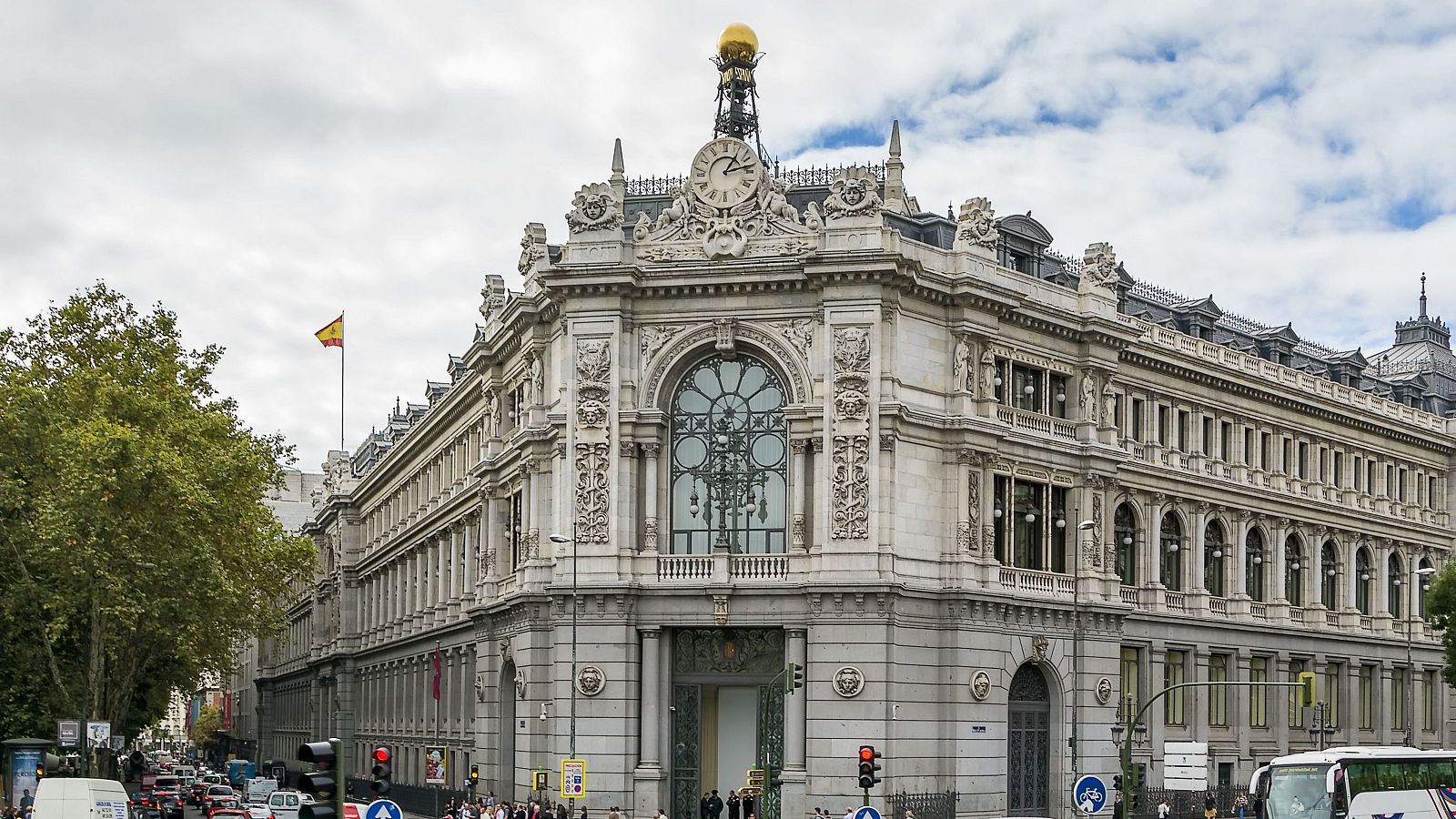 Fachada del Banco de España.