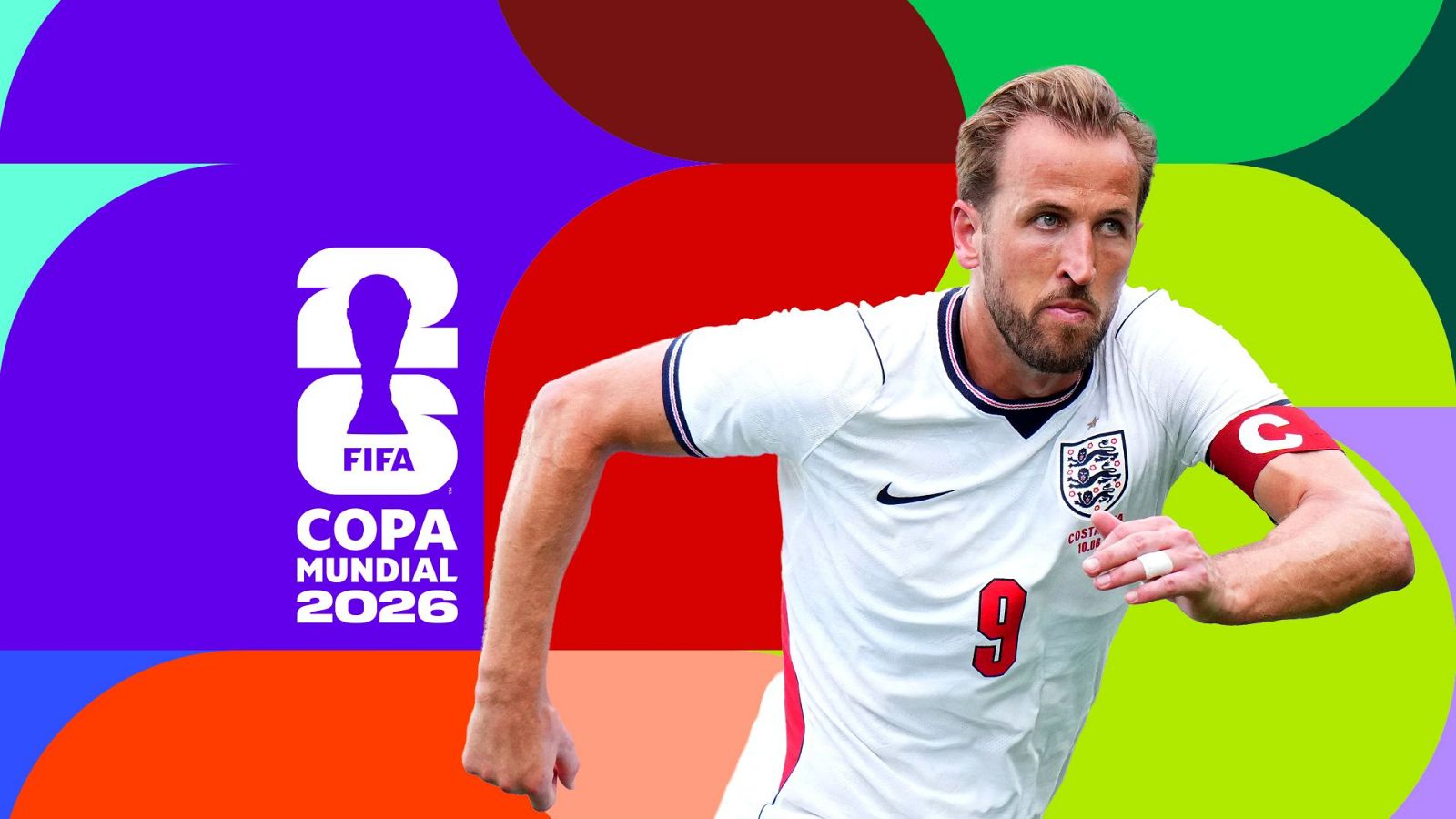 Harry Kane, el máximo goleador histórico y capitán de Inglaterra, en una acción en un partido antes del Mundial.