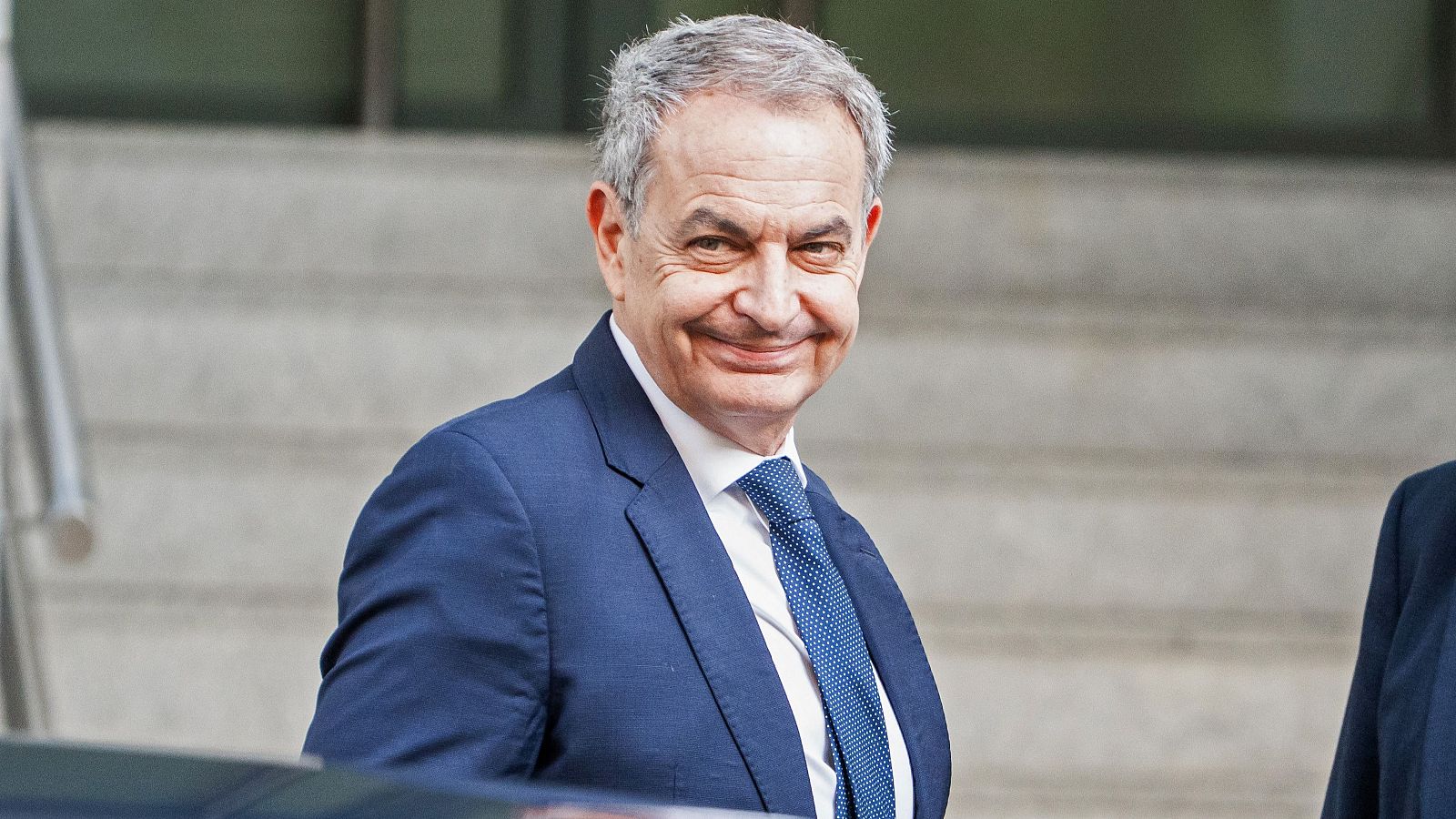 El expresidente del Gobierno José Luis Rodríguez Zapatero a su llegada a la Audiencia Nacional