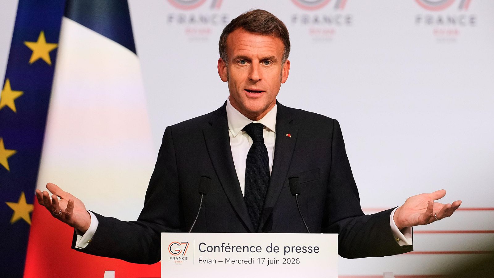Macron en el G7
