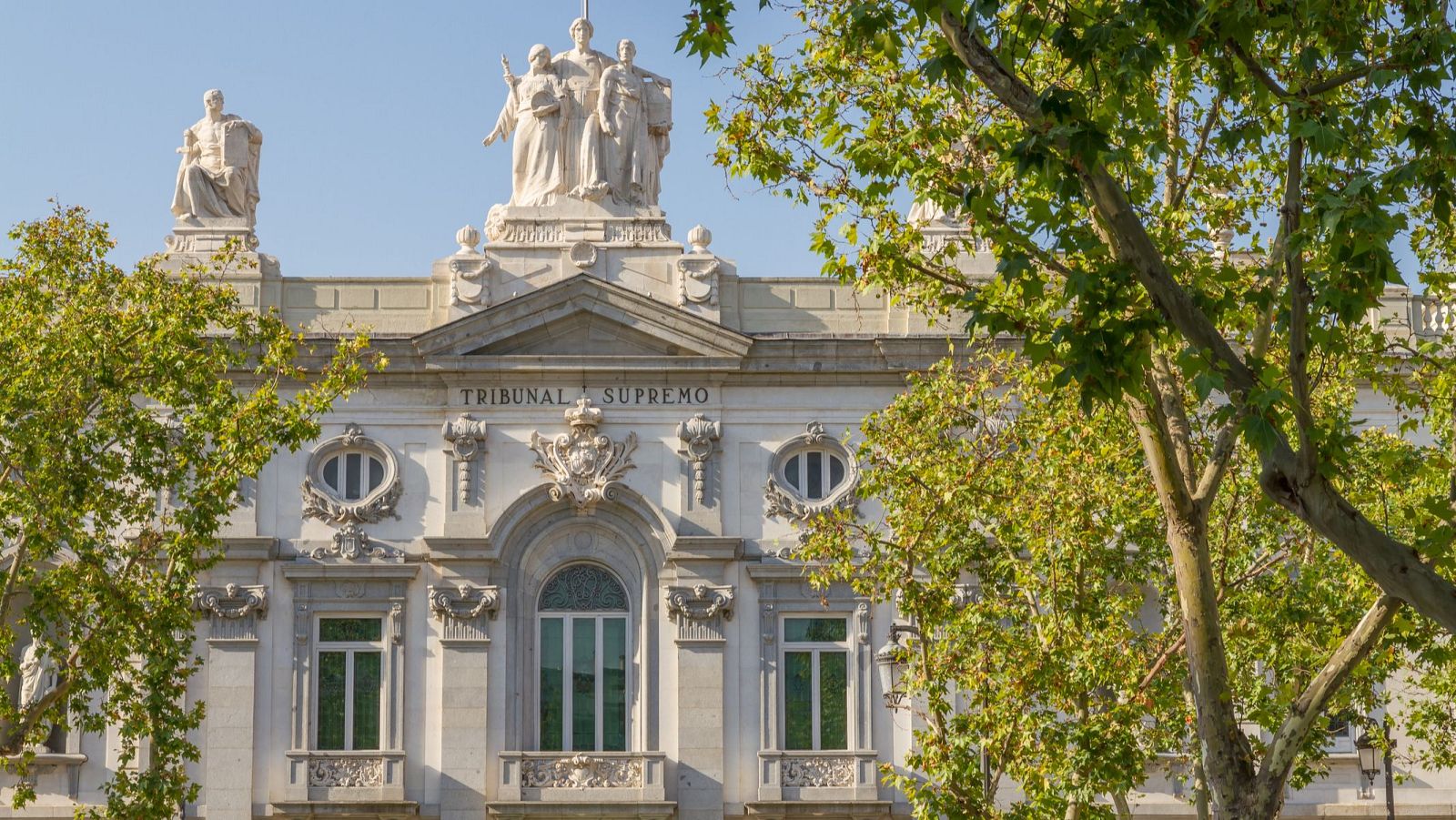 Fachada del Tribunal Supremo.